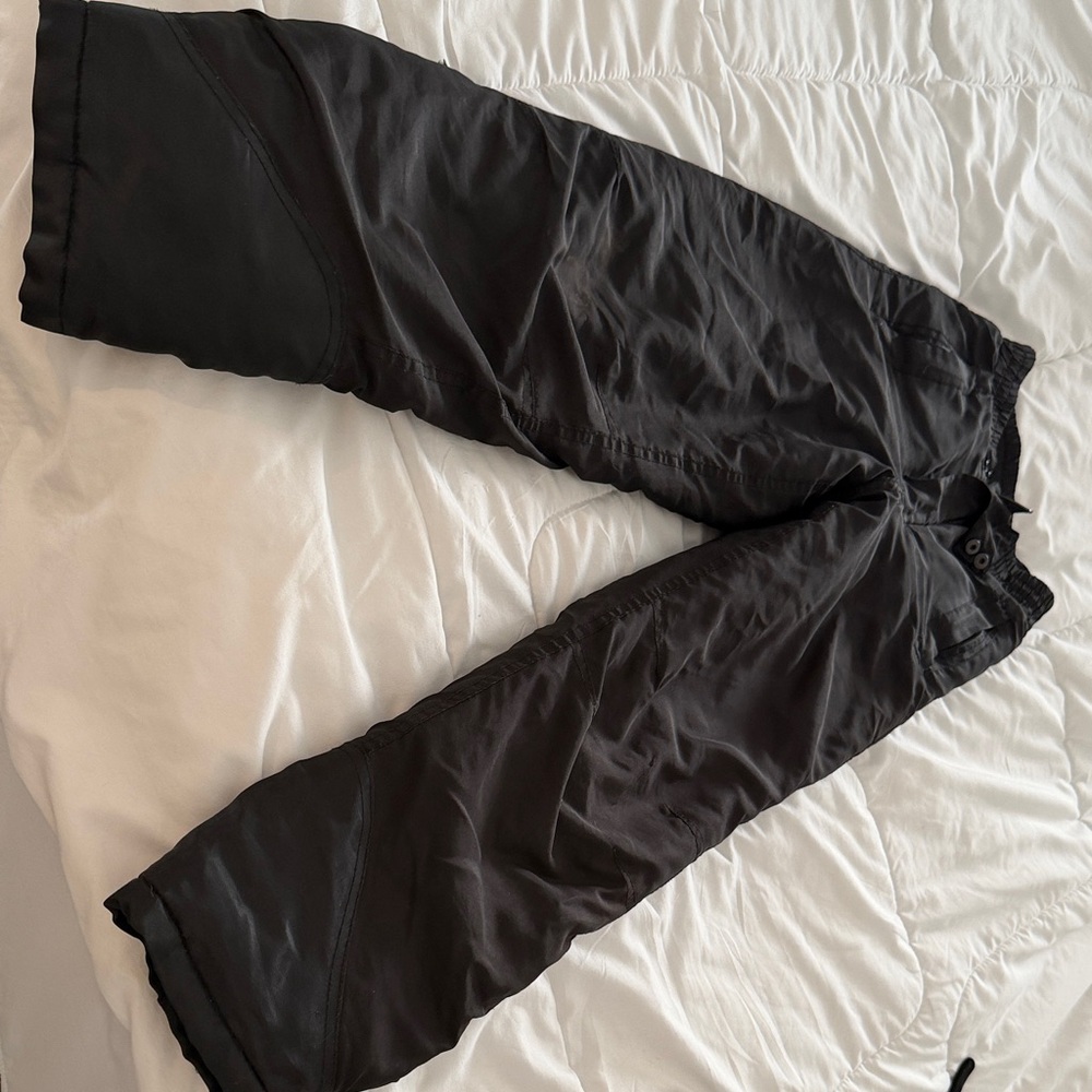 Black Insulated Snow Ski Pants